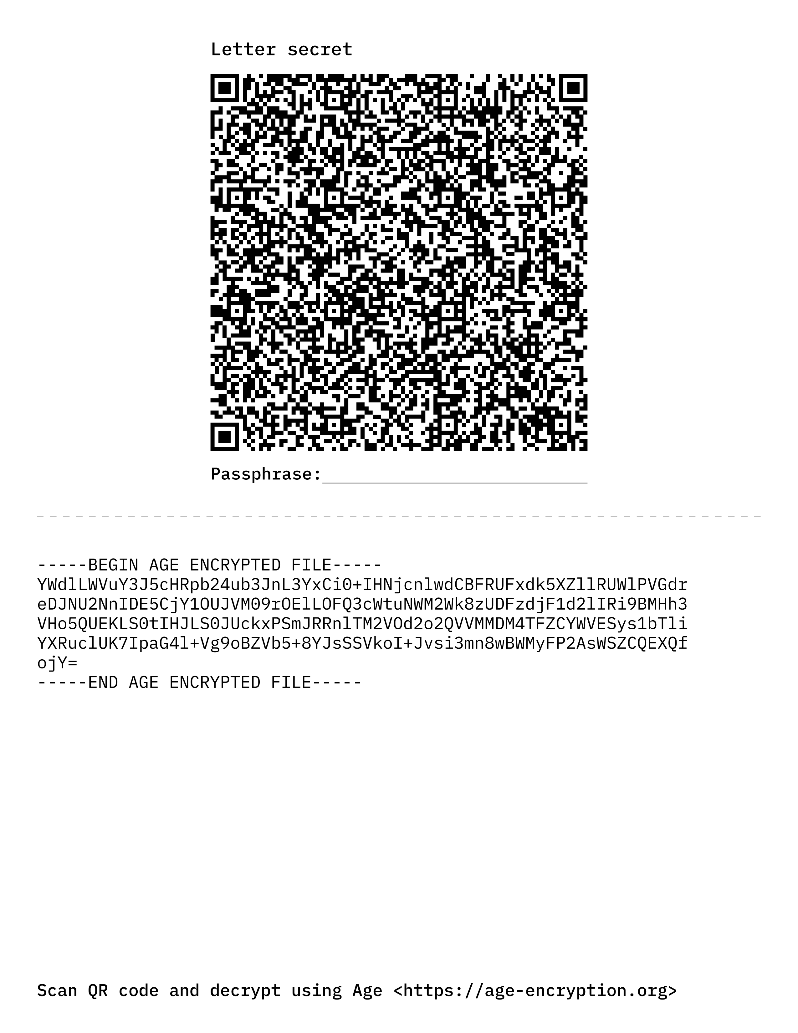 Letter current