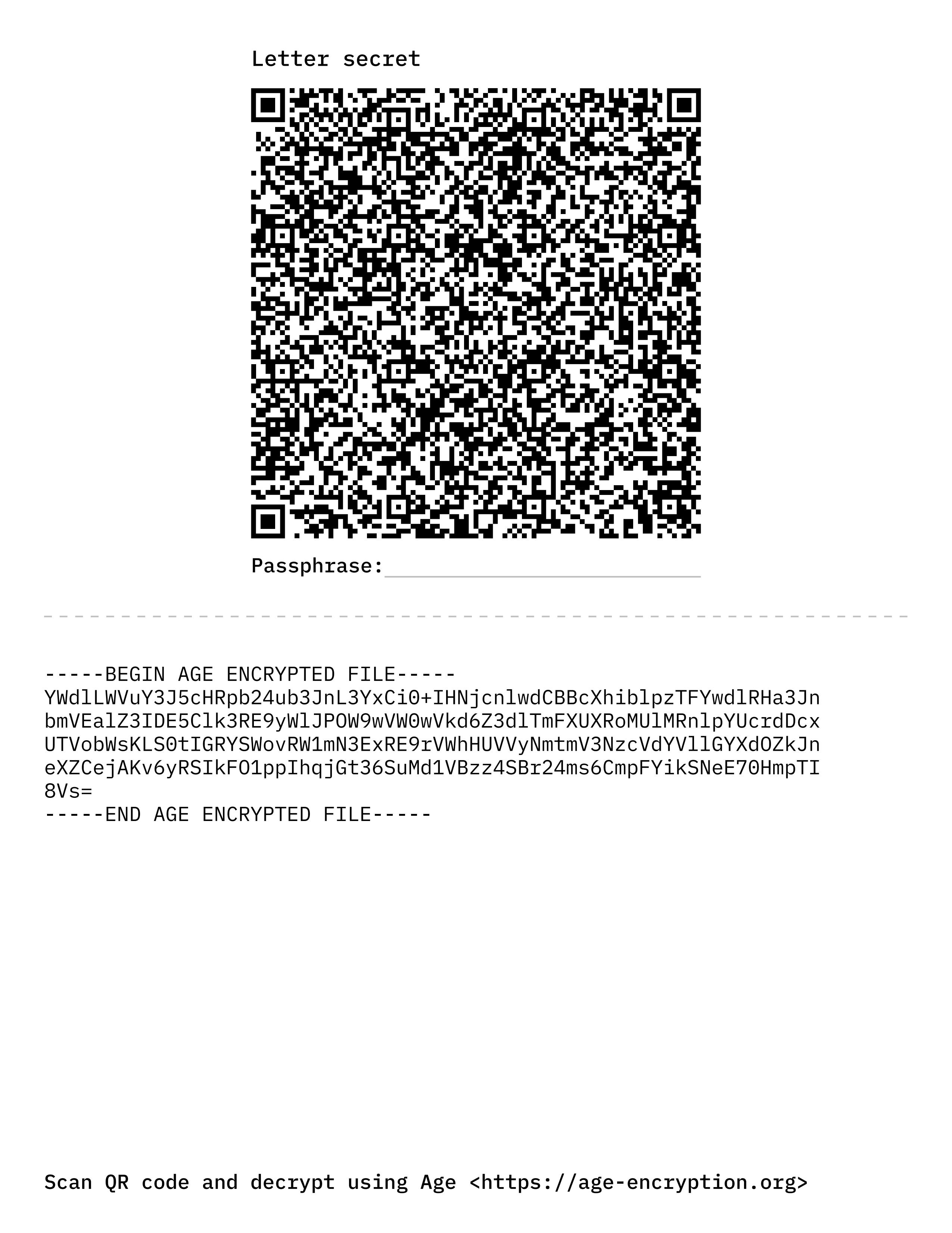 Letter current