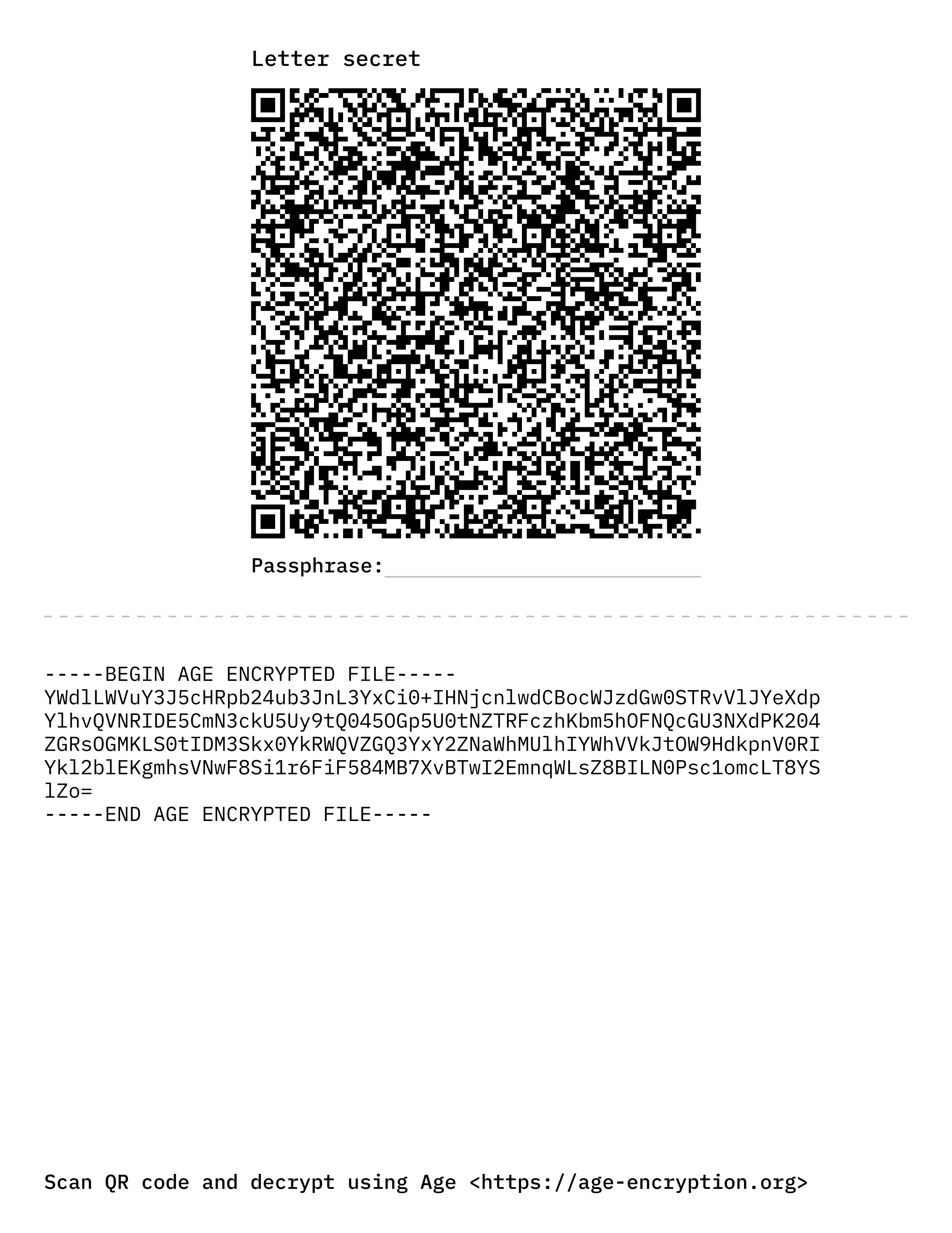 Letter current