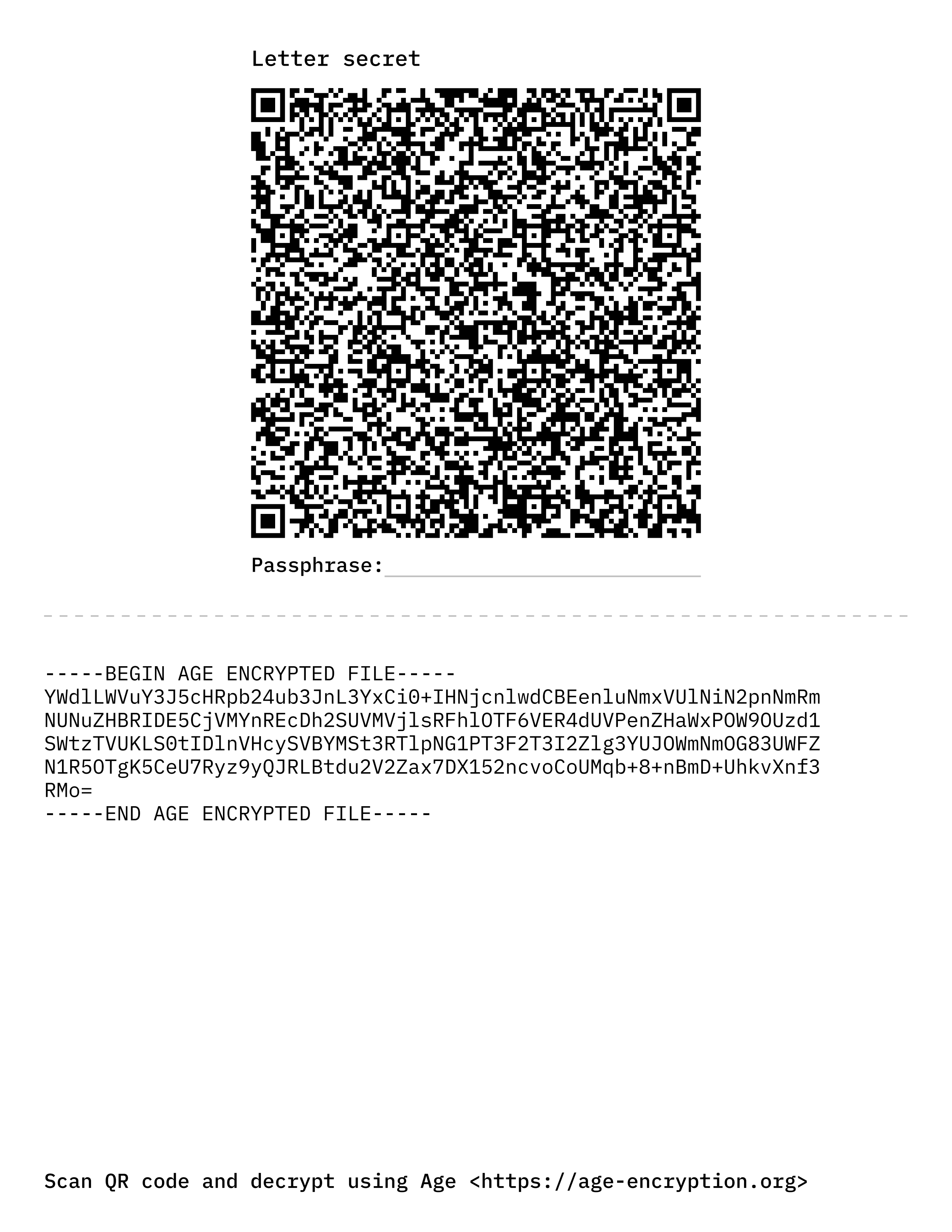 Letter current