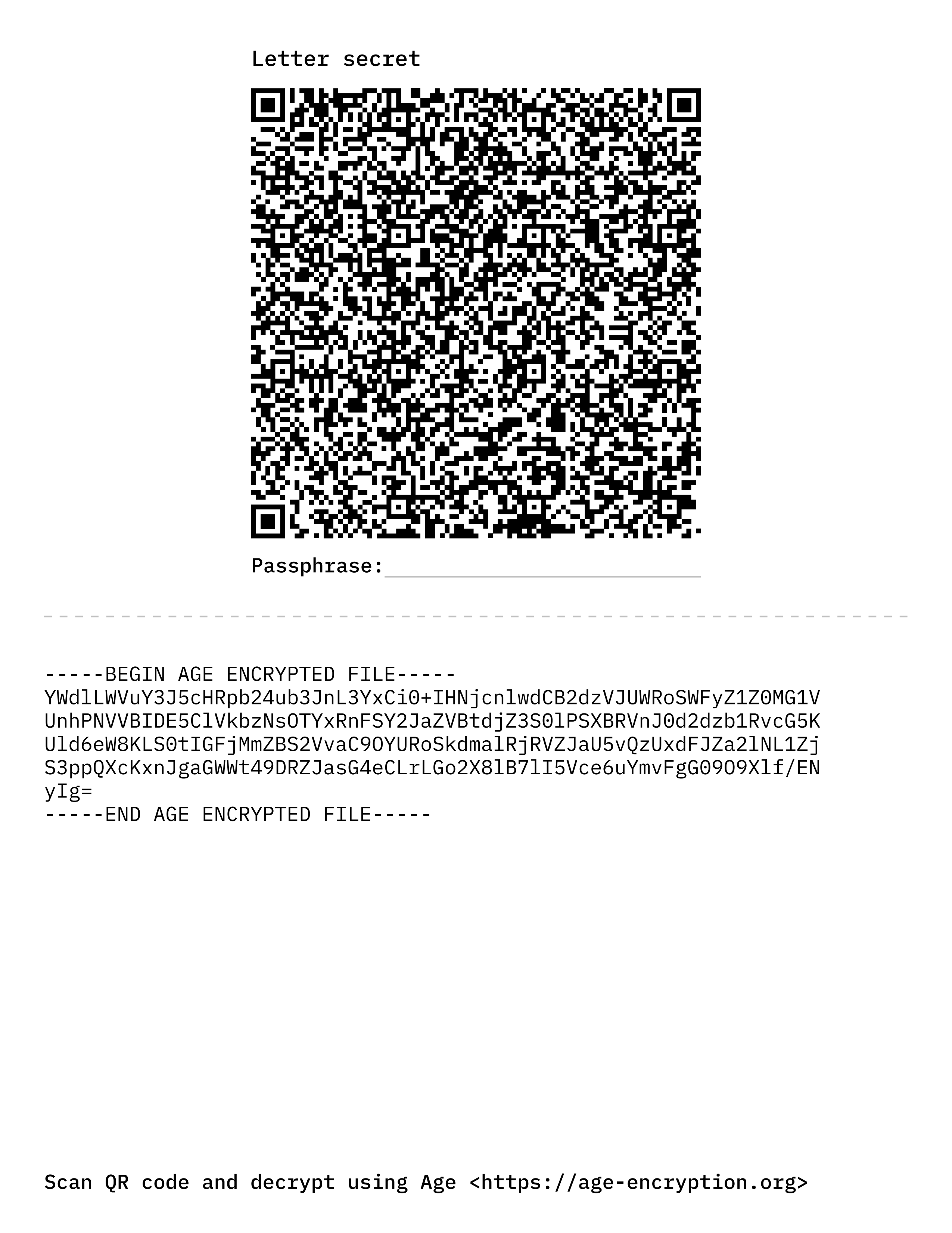 Letter current